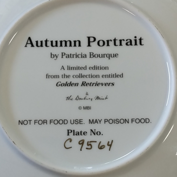 Autumn Portrait Danbury Mint collector plate - Picture 2 of 2
